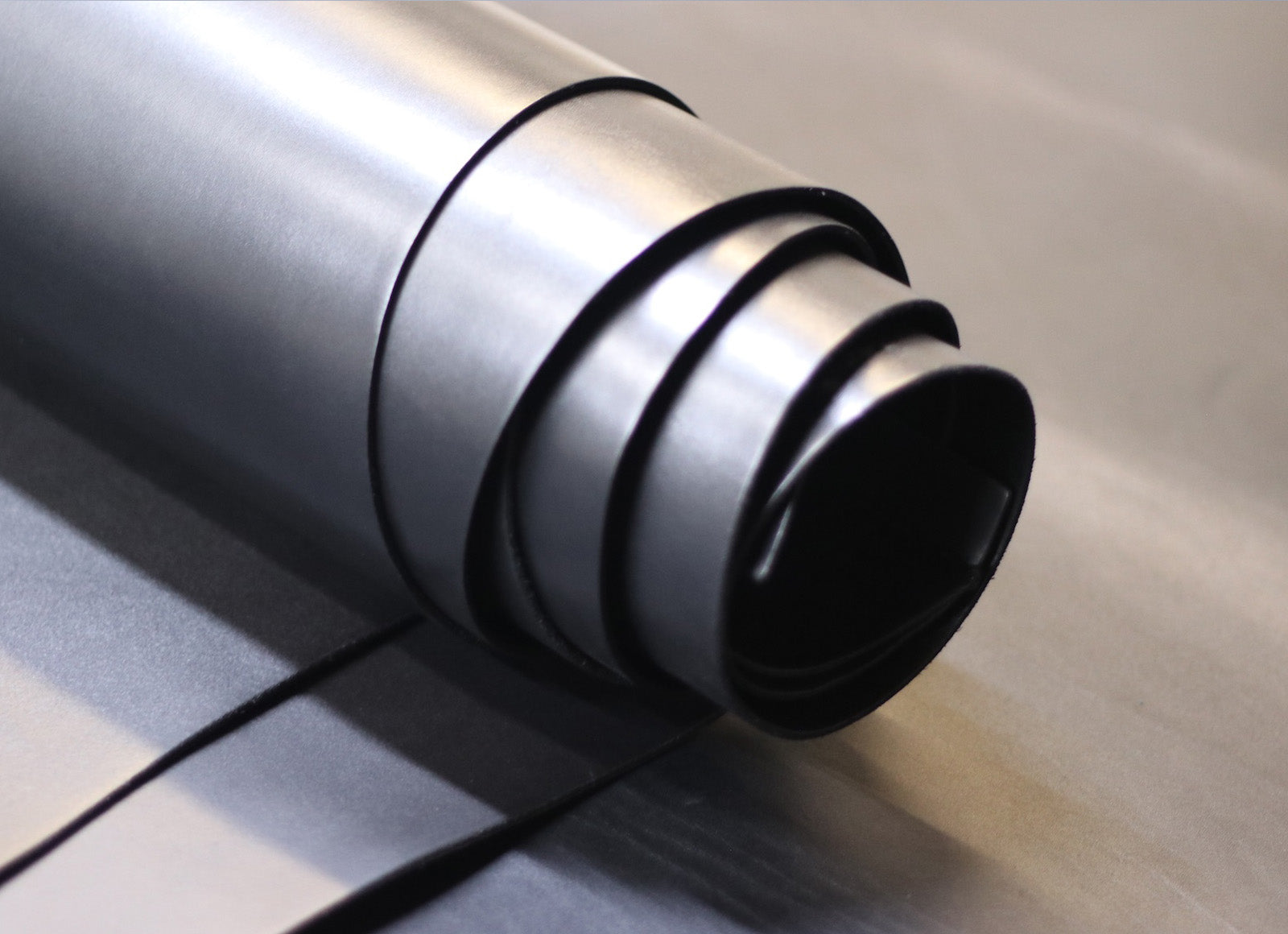 5/6oz. Bridle Leather, Black Color, Pasted Back, Vegetable Tanned Leather by Sepici