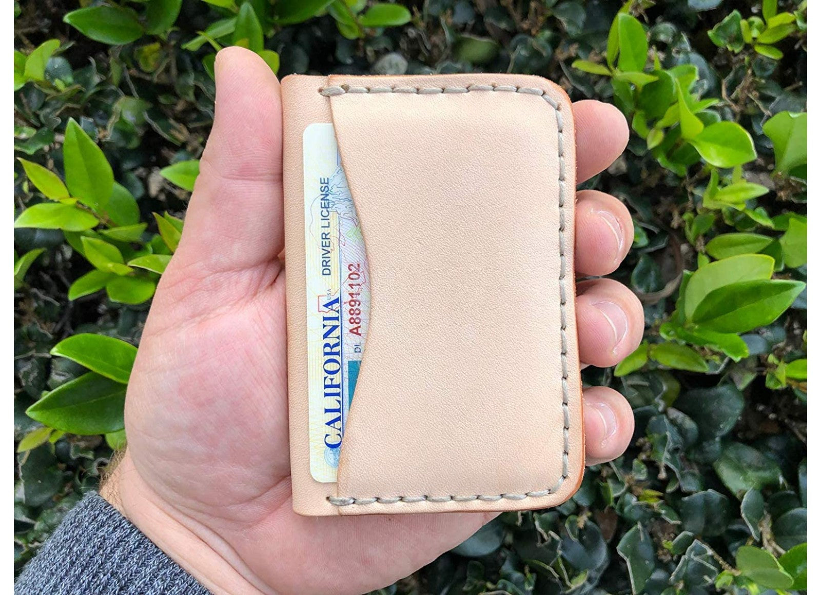 Veg-Tan Leather DIY Wallet Kit Series, Minimal Wallet (Card Holder)