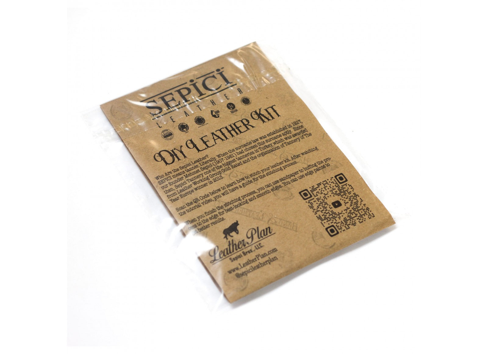 Veg-Tan Leather DIY Wallet Kit Series, Minimal Wallet (Card Holder)