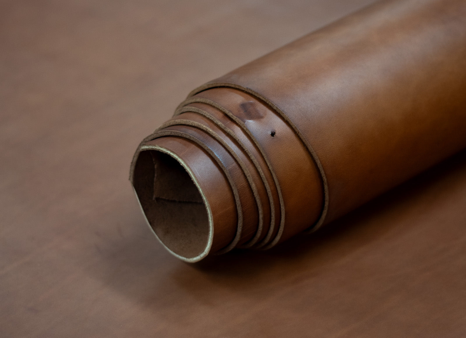 8/10oz. English Bridle Leather, Saddle Brown, Side, by Wickett & Craig