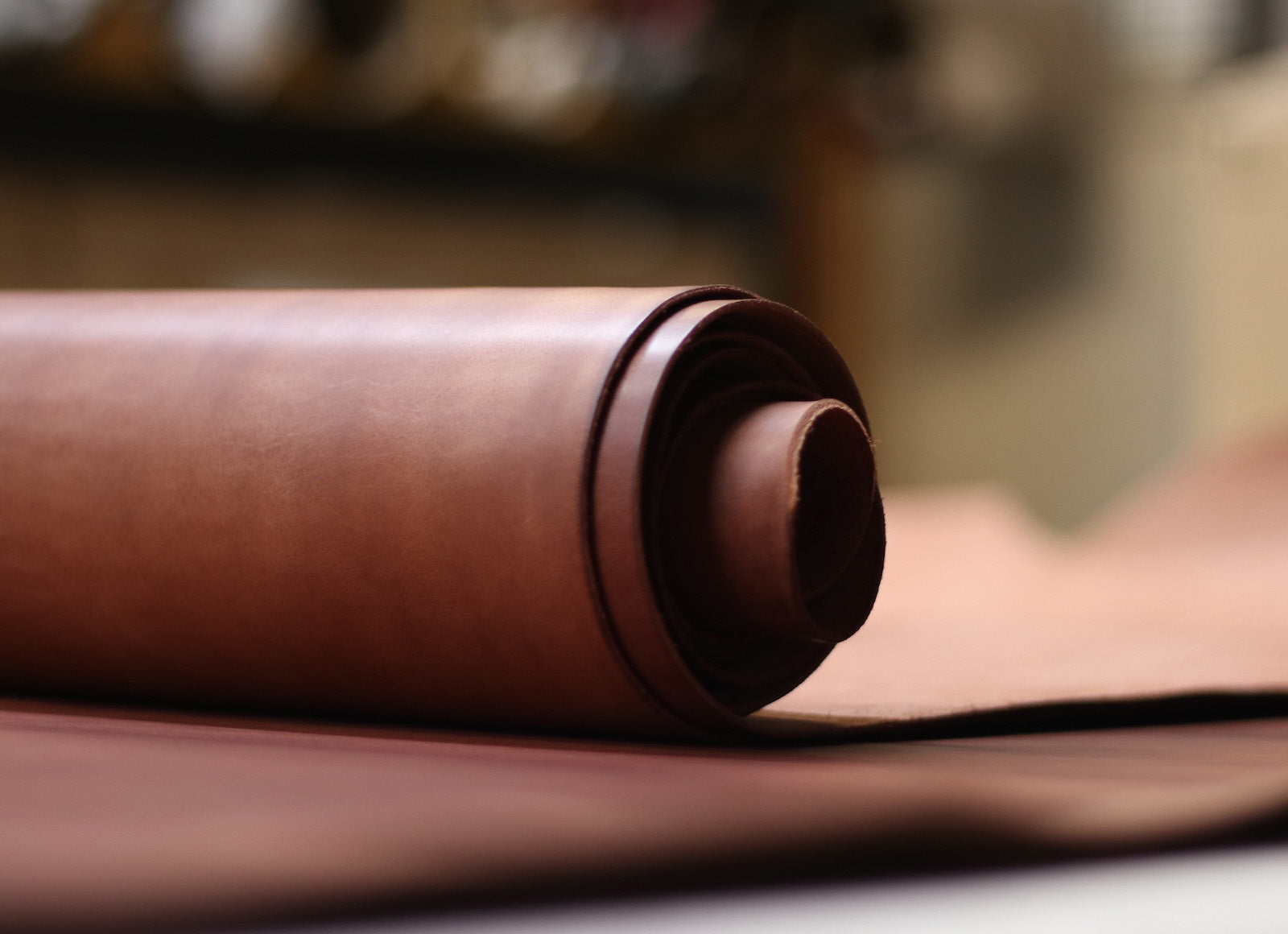 5/6oz. Newport Crazy, Chestnut Color, Vegetable-Tanned Leather by Sepici