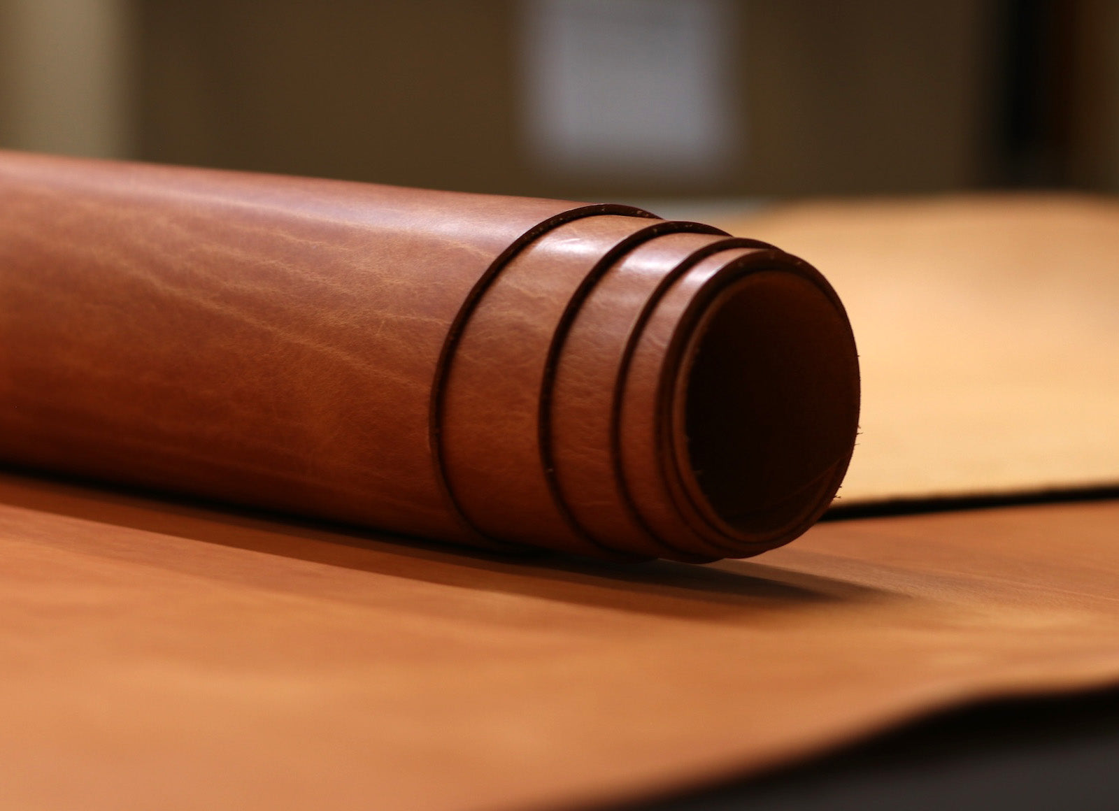 5/6oz. Newport Crazy, Tabac Color, Vegetable-Tanned Leather by Sepici