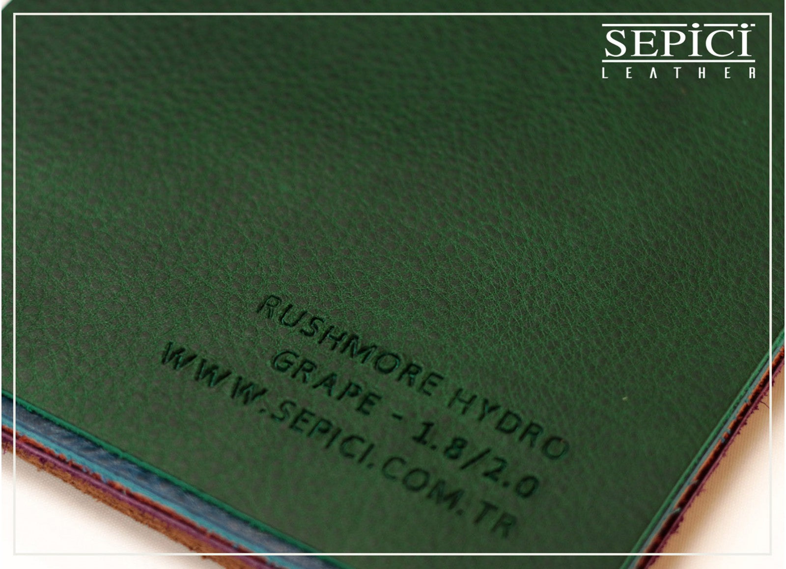 4/5oz. Rushmore Hydro Leather, Chrome Tanned, Western Collection by Sepici