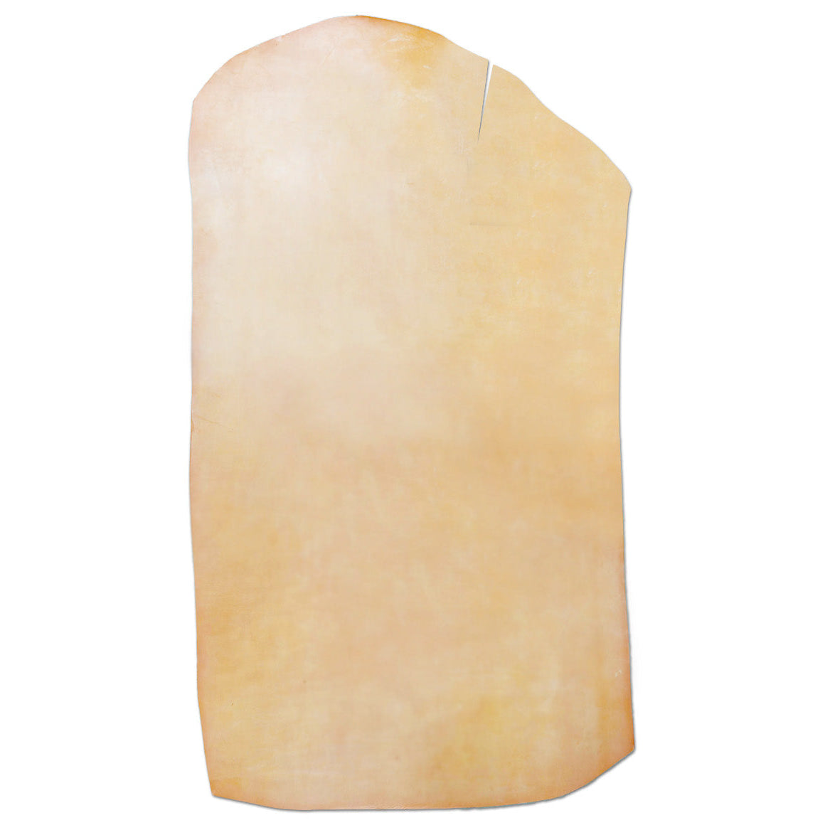 Rectangular stone on a white background