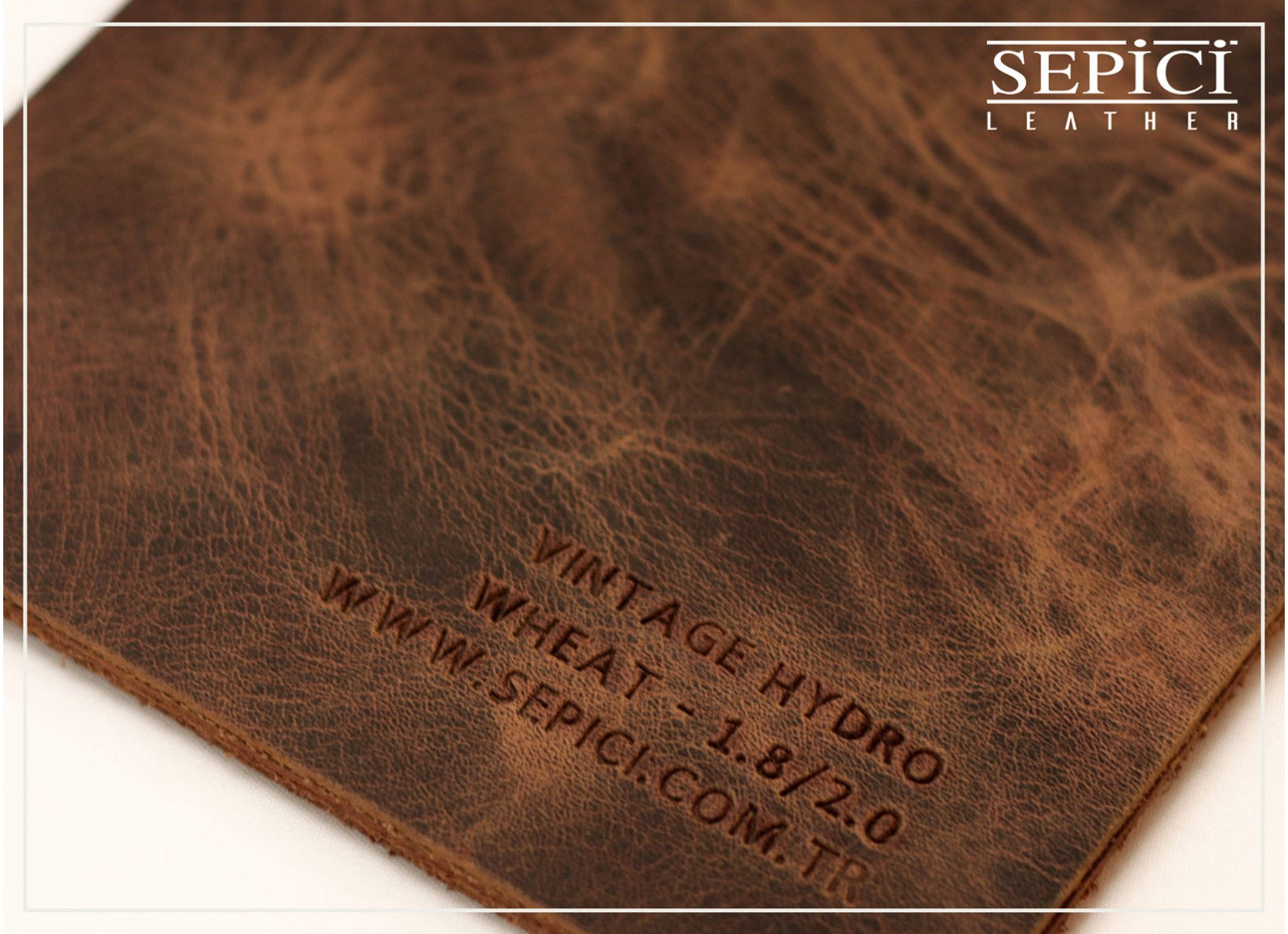 4/5oz. Vintage Hydro Leather, Chrome Tanned, Western Collection by Sepici