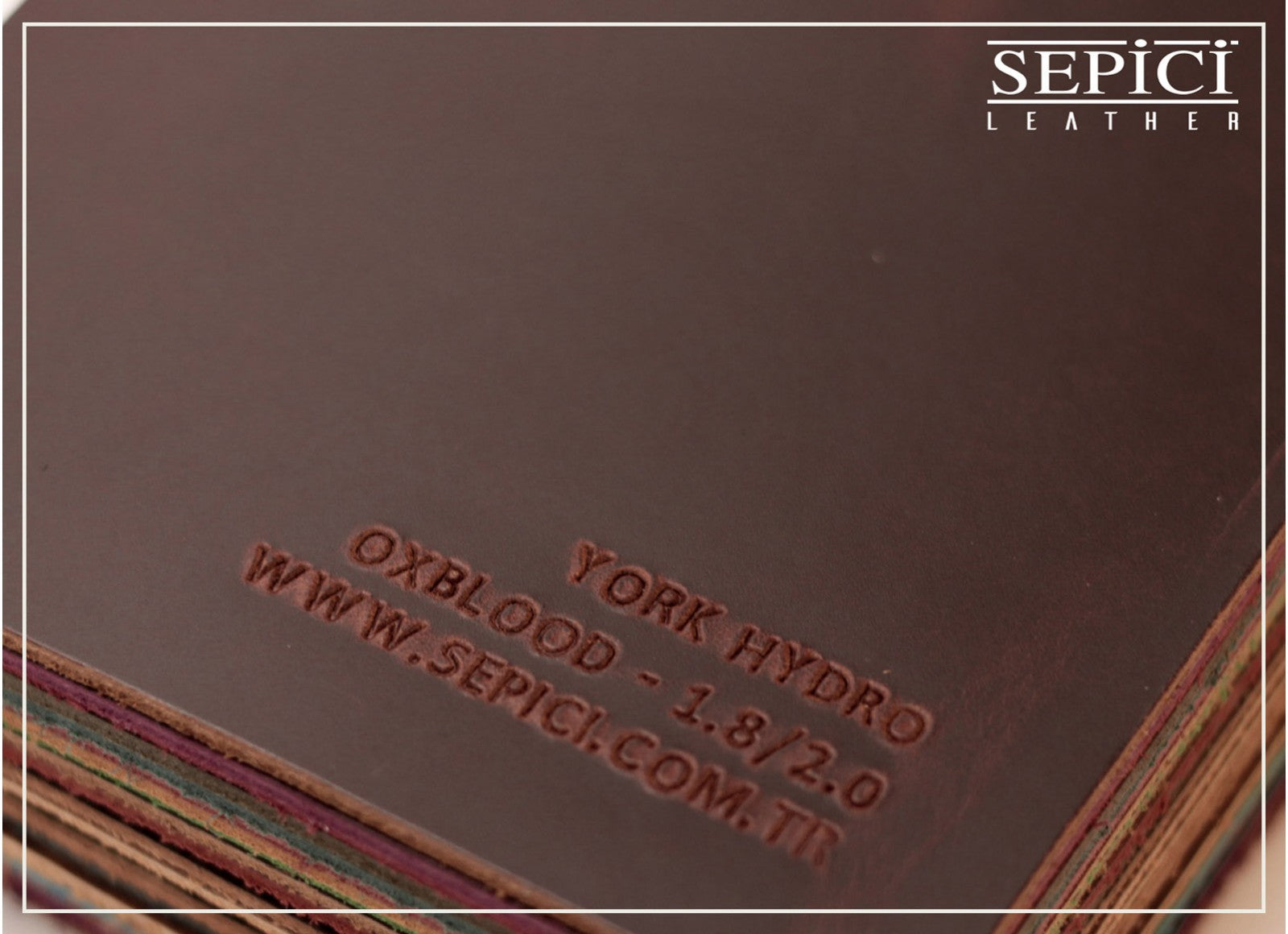 4/5oz. York Hydro Leather, Chrome Tanned, Western Collection by Sepici