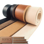 8/9oz. British-Tan Leather Strips, great for making belts or leathercraft projects.