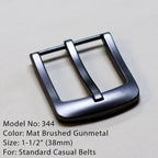 1-1/2" Metal Alloy Belt Buckle — Premium Hardware for Belt Making.