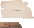 7/9oz. Db. Shoulders Craftsman (lower) Grade Vegetable-Tanned Natural Tooling Leather by Sepici