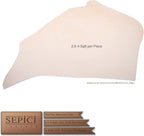 7/9oz. Db. Shoulders Craftsman (lower) Grade Vegetable-Tanned Natural Tooling Leather by Sepici