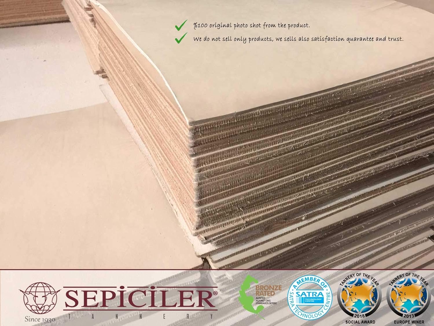 5/6oz. and 8/9oz. Veg-Tan Tooling Leather Pre-Cuts by Sepici