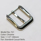 1-1/2" Metal Alloy Belt Buckle — Premium Hardware for Belt Making.