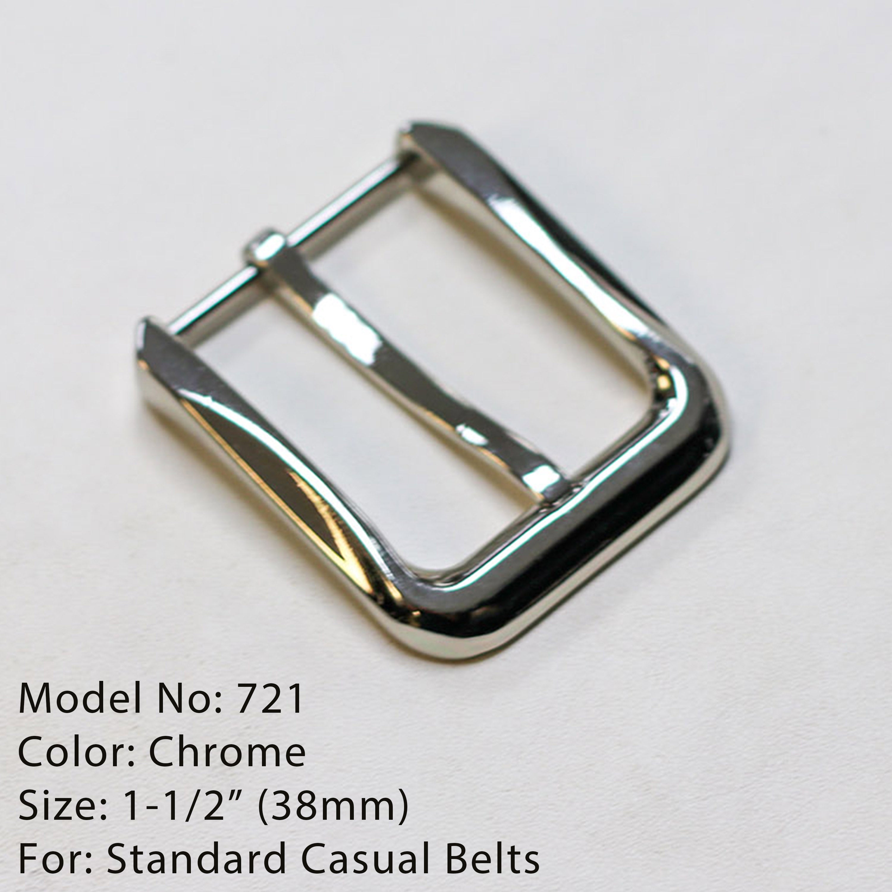 1-1/2" Metal Alloy Belt Buckle — Premium Hardware for Belt Making.