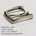 1-1/2" Metal Alloy Belt Buckle — Premium Hardware for Belt Making.