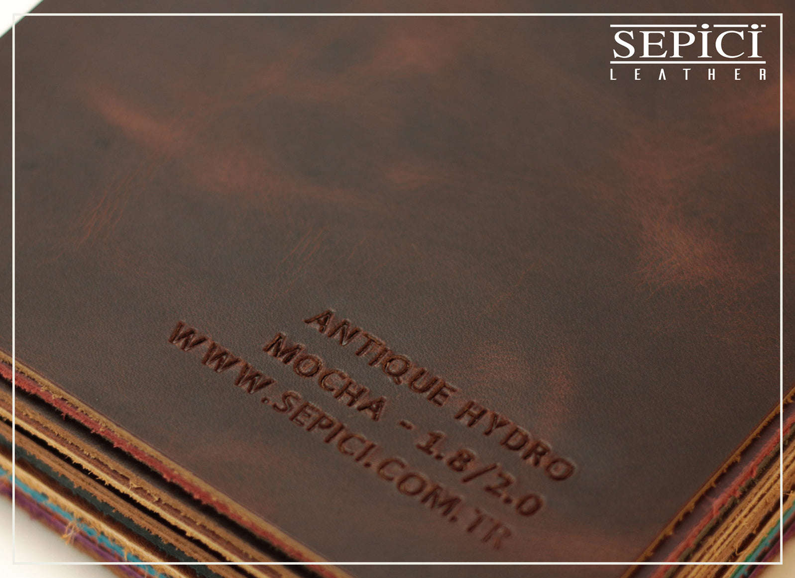 4/5oz. Antique Hydro Leather, Chrome Tanned, Western Collection by Sepici