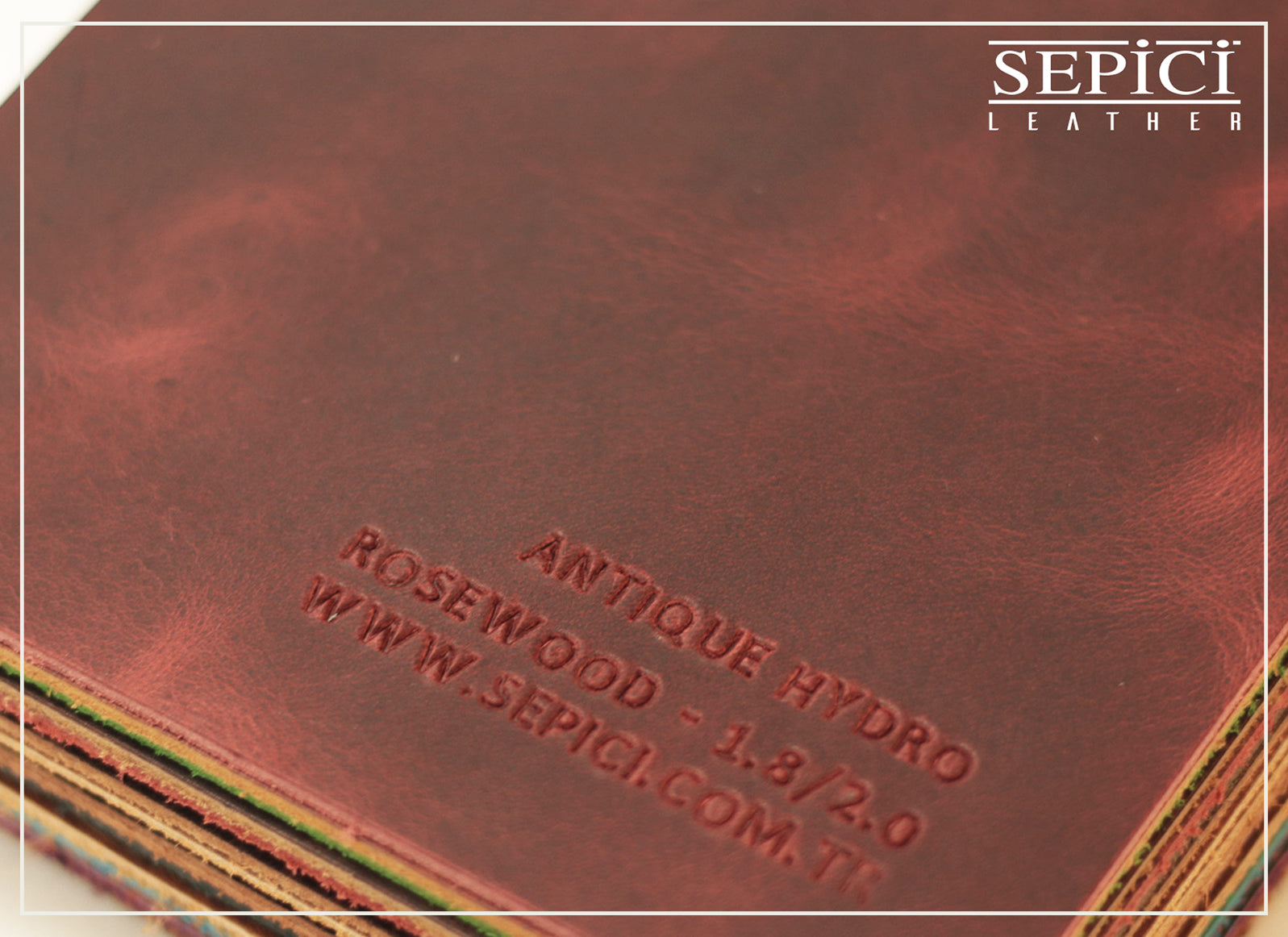 4/5oz. Antique Hydro Leather, Chrome Tanned, Western Collection by Sepici