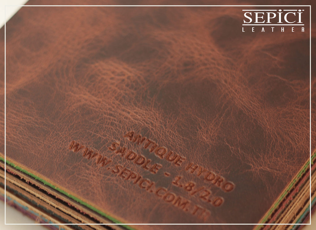 4/5oz. Antique Hydro Leather, Chrome Tanned, Western Collection by Sepici