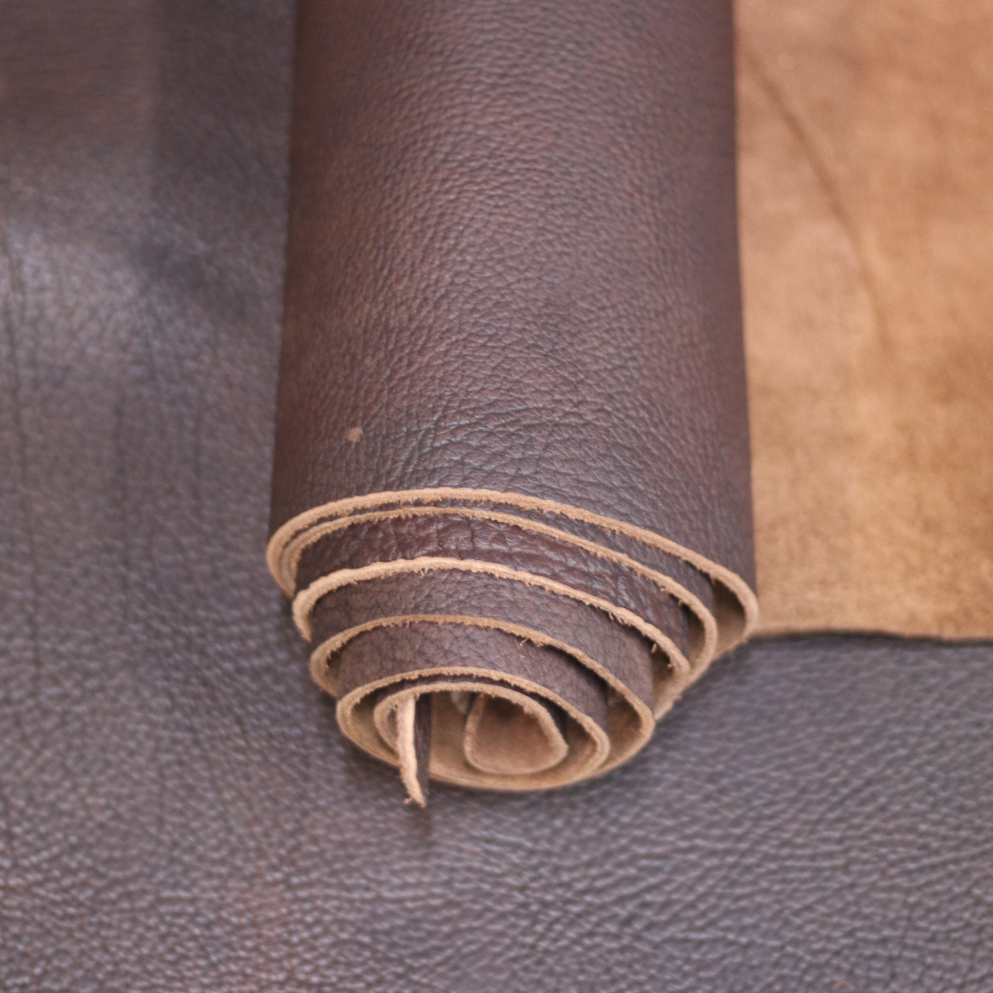 5/6oz. & 8/9oz. American Bison Shrunken Chrome-Tanned Leather by Sepici