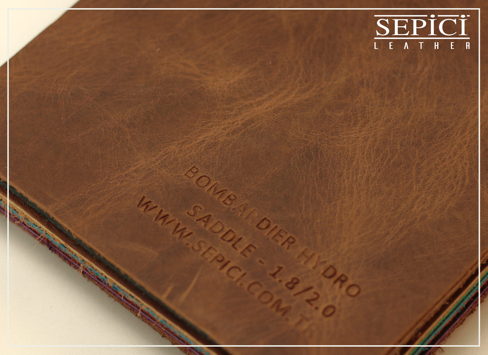 4/5oz. Bombardier Hydro Leather, Chrome Tanned, Western Collection by Sepici