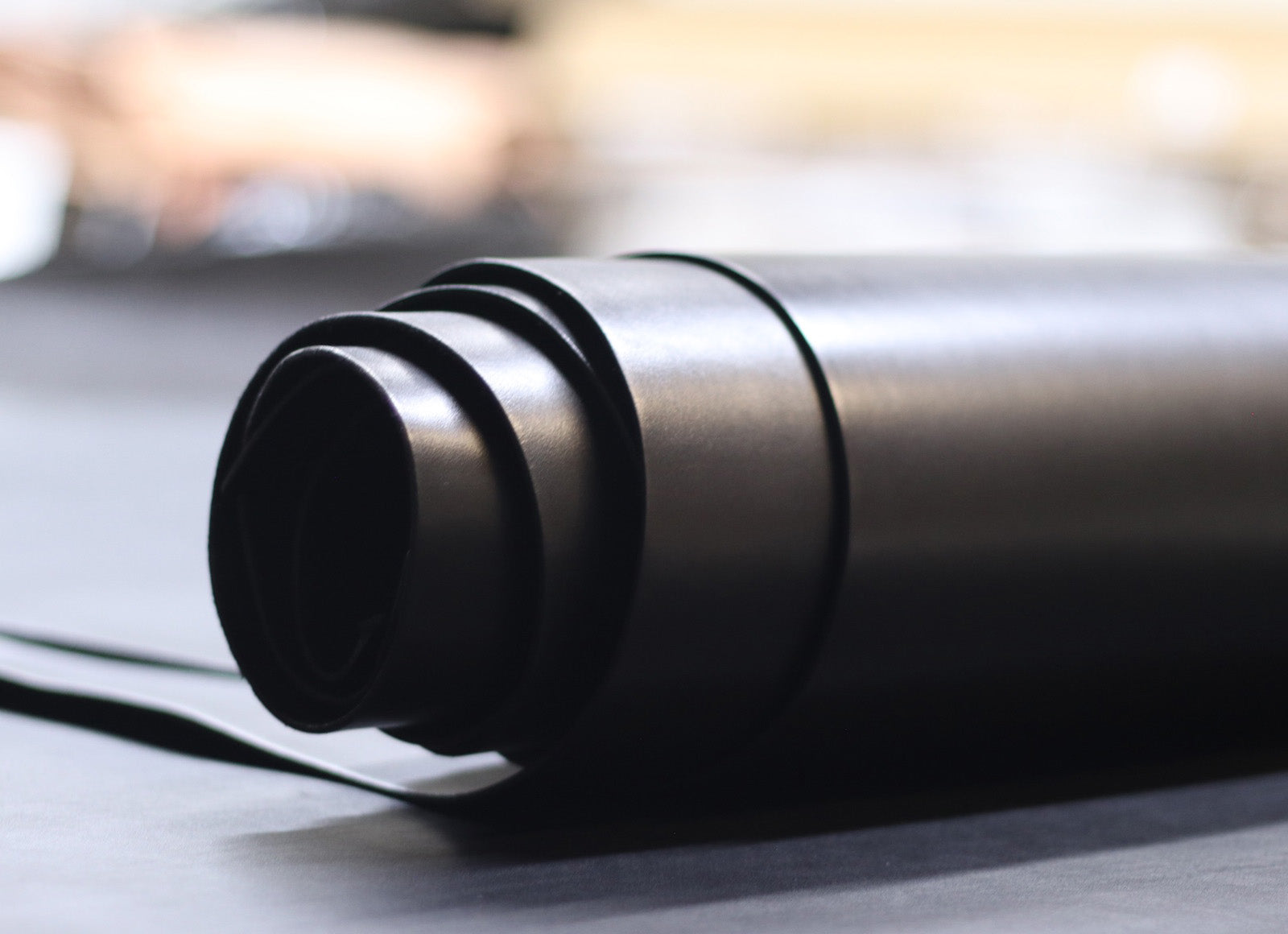 5/6oz. Bridle Leather, Black Color, Pasted Back, Vegetable Tanned Leather by Sepici