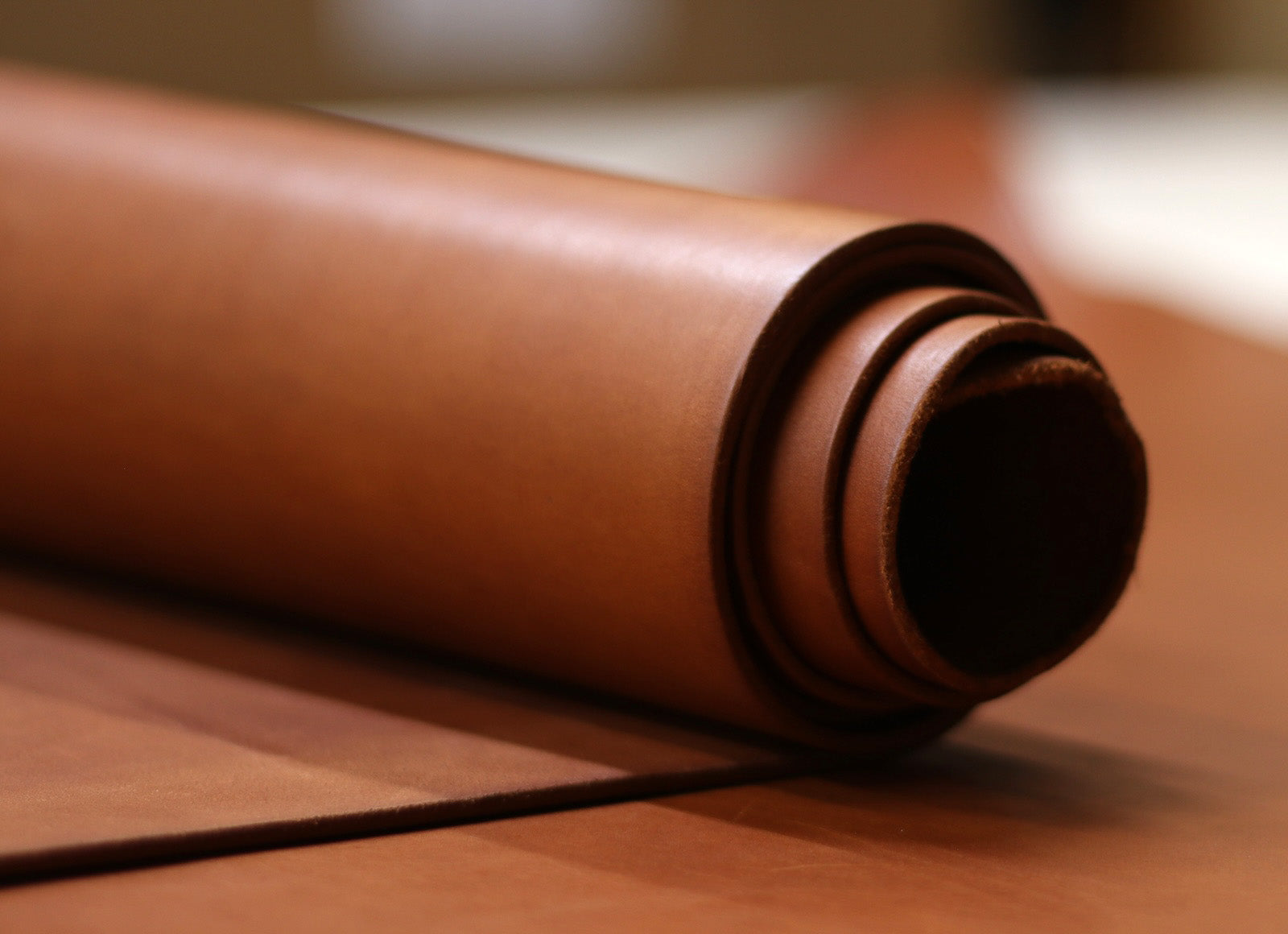 8/9oz. Bridle Leather, Chestnut Color, Pasted Back, Vegetable Tanned Leather by Sepici