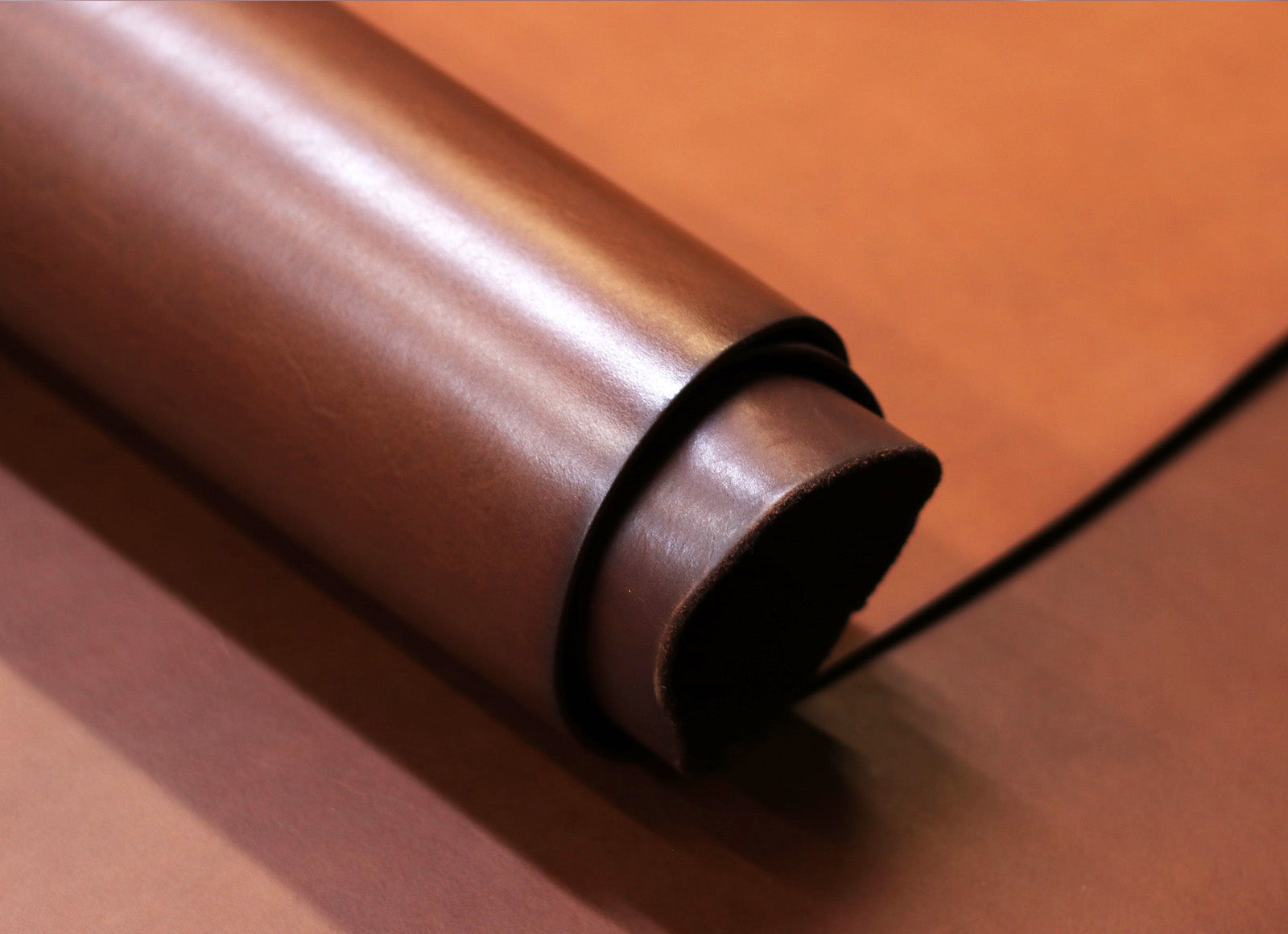 8/9oz. Bridle Leather, Cognac Color, Pasted Back, Vegetable Tanned Leather by Sepici