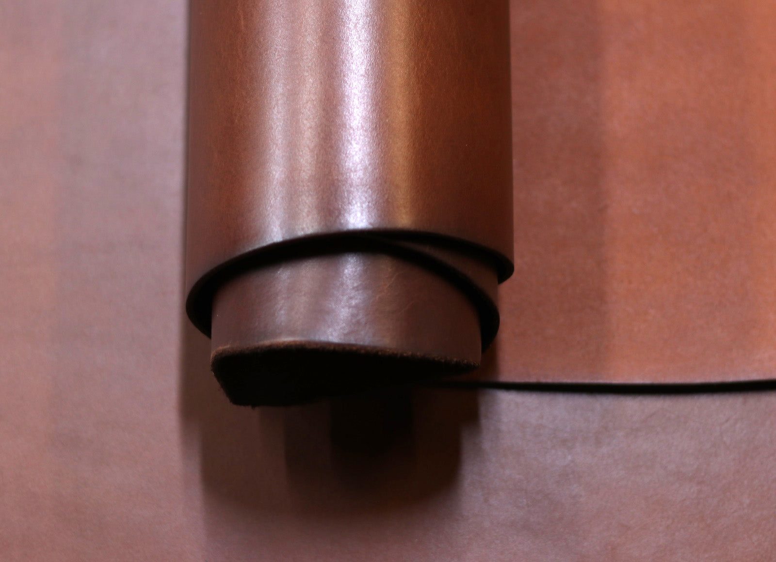 8/9oz. Bridle Leather, Cognac Color, Pasted Back, Vegetable Tanned Leather by Sepici (Copy)