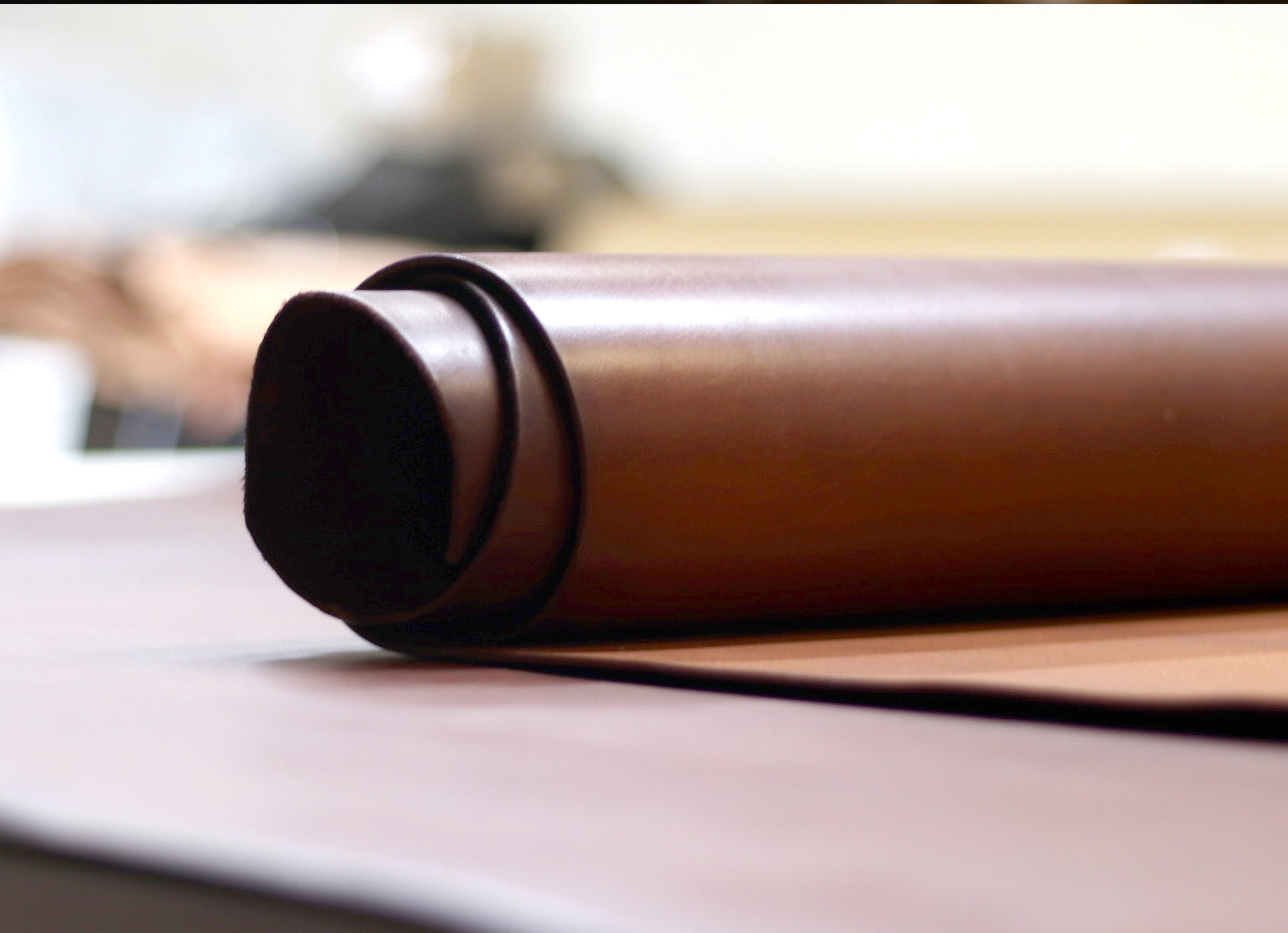 8/9oz. Bridle Leather, Cognac Color, Pasted Back, Vegetable Tanned Leather by Sepici