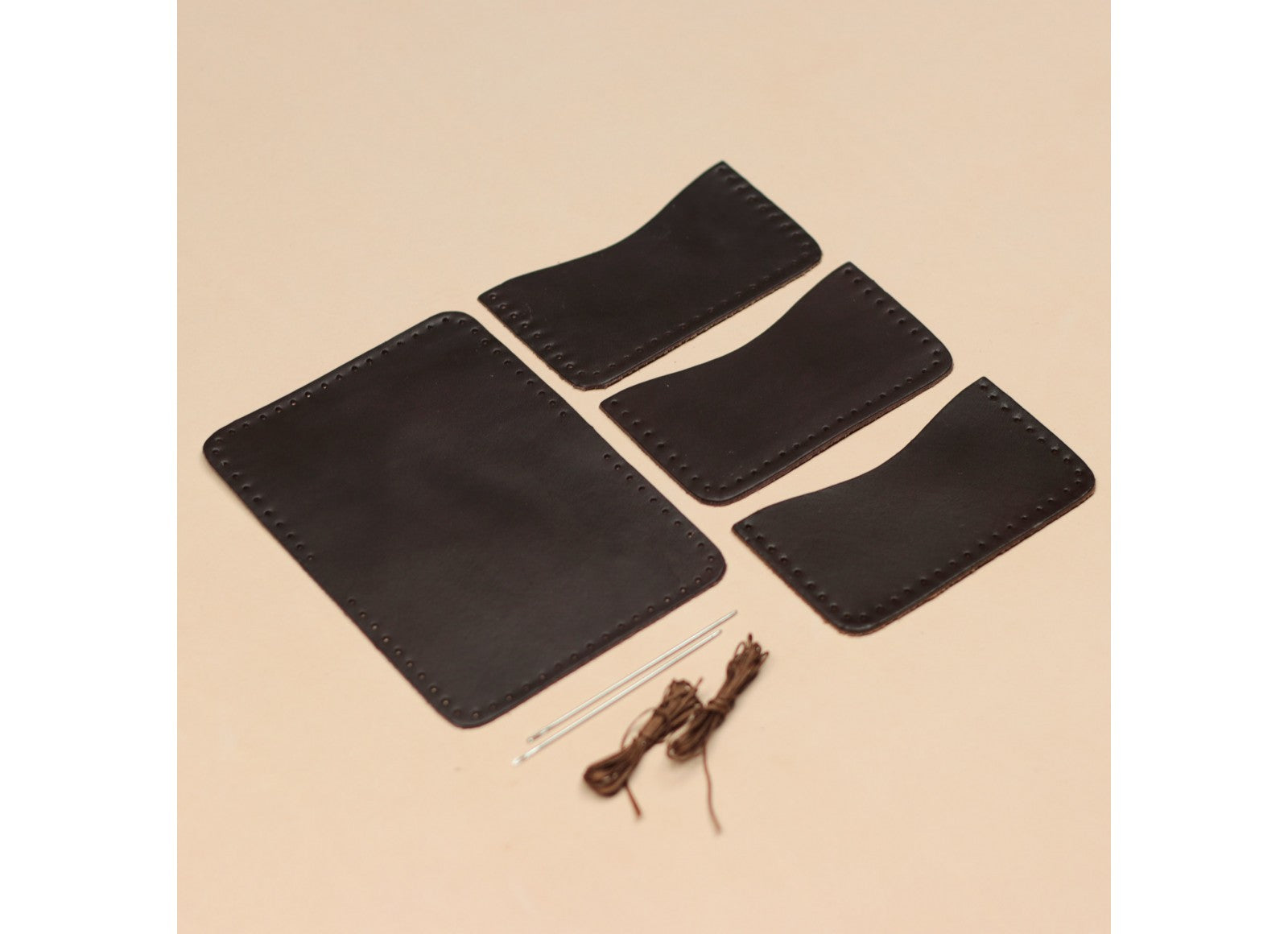 Veg-Tan Leather DIY Wallet Kit Series, Minimal Wallet (Card Holder)