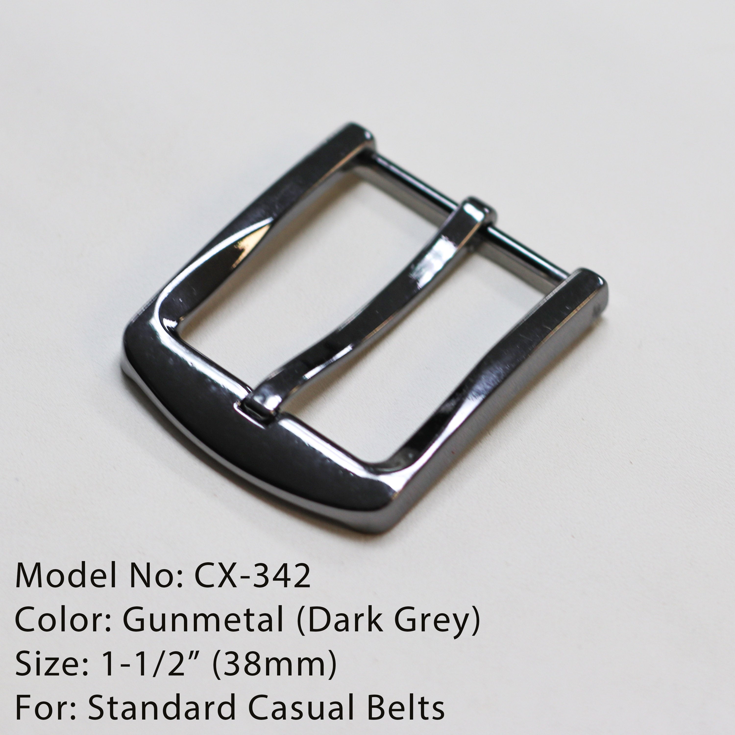 1-1/2" Metal Alloy Belt Buckle — Premium Hardware for Belt Making.