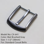 1-1/2" Metal Alloy Belt Buckle — Premium Hardware for Belt Making.