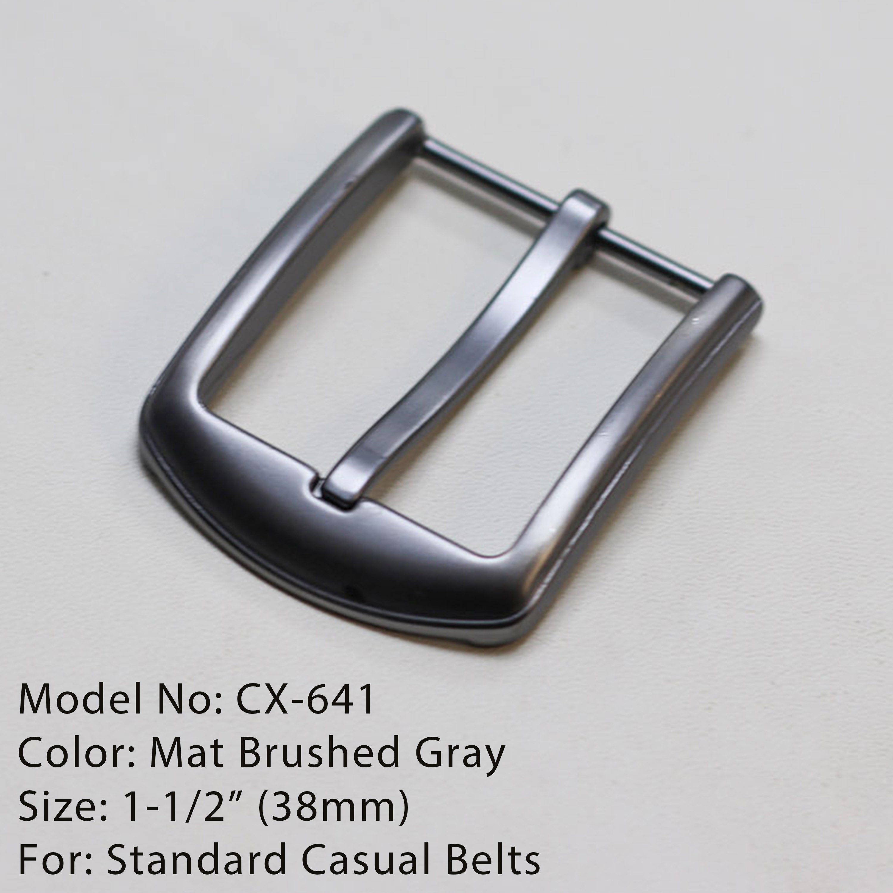1-1/2" Metal Alloy Belt Buckle — Premium Hardware for Belt Making.