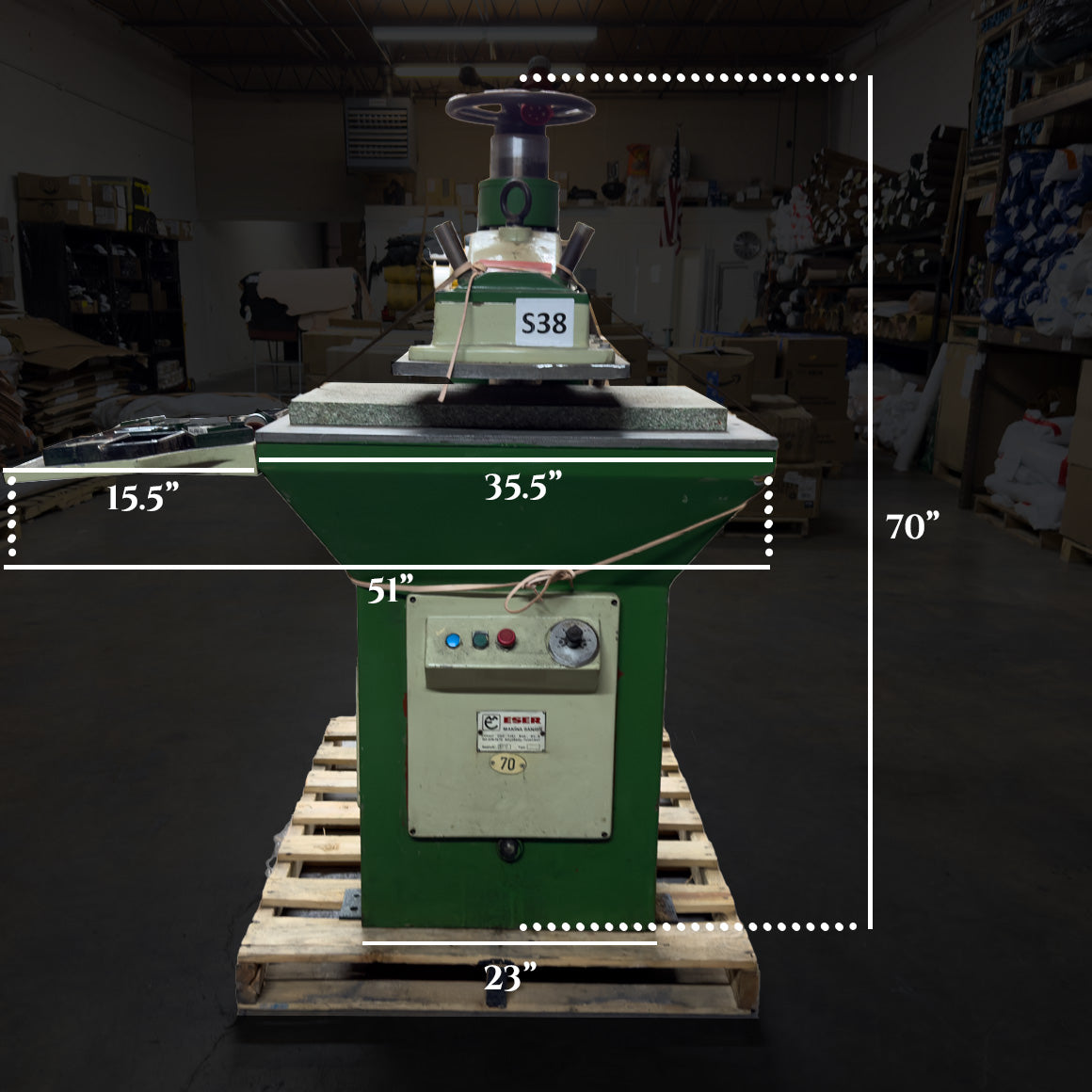 Industrial Leather Clicker Press - Eser 3-Phase