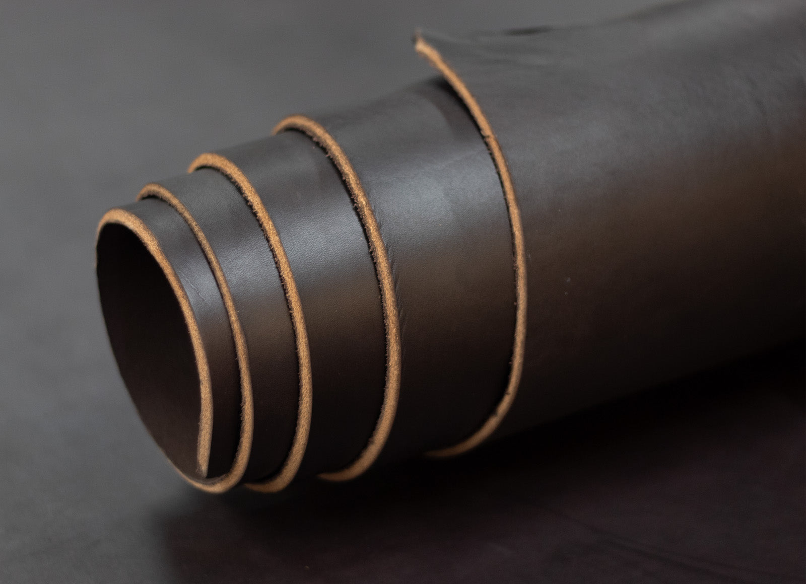 12/14oz. English Bridle Leather, Brown, Single Back by Wickett & Craig