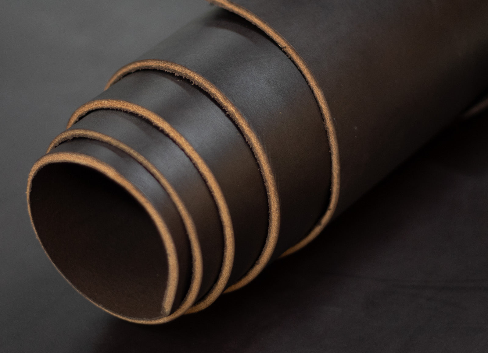 12/14oz. English Bridle Leather, Brown, Single Back by Wickett & Craig