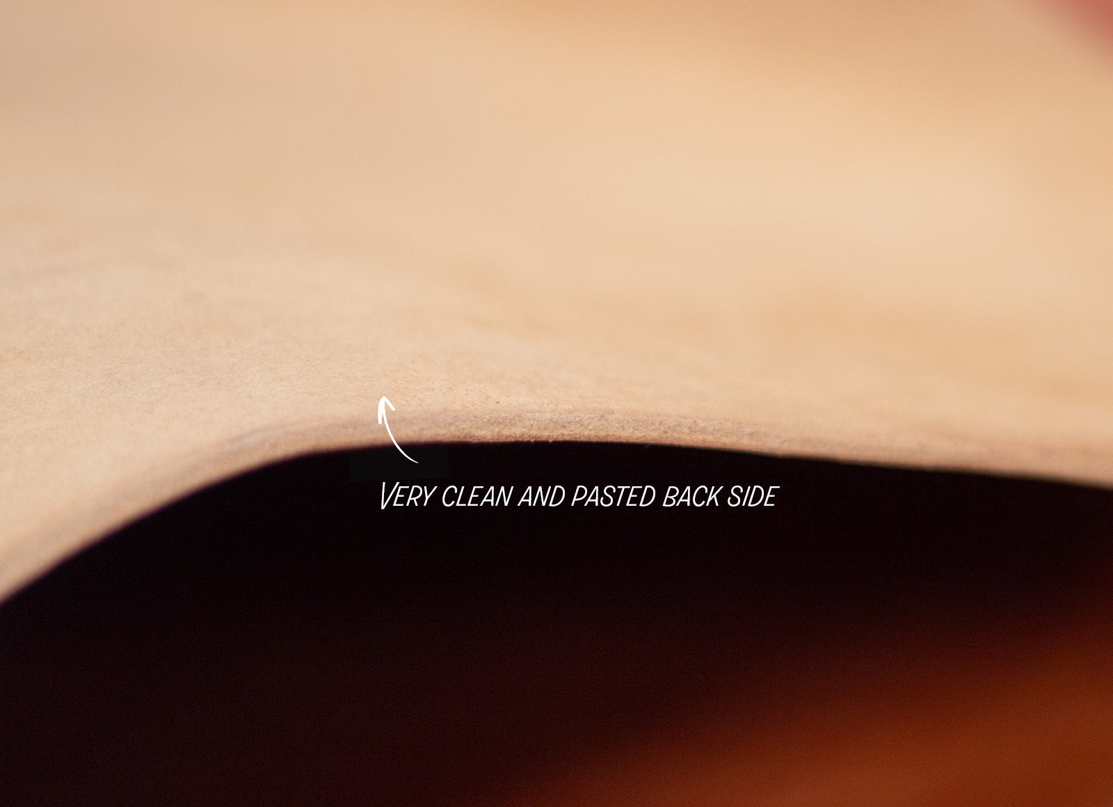 8/10oz. English Bridle Leather, Tan Color, Single Back, by Wickett & Craig