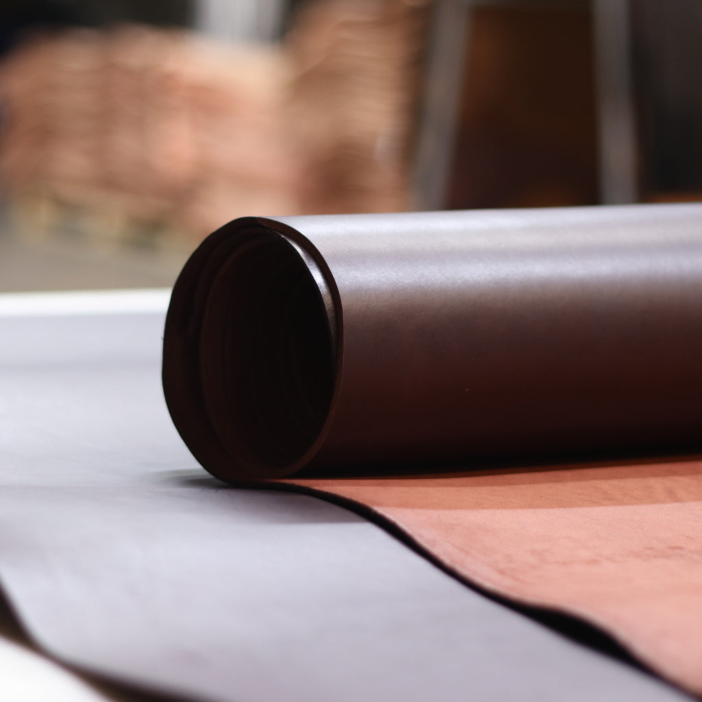 9/10oz. IDA Db. Bends, Chestnut Color, Vegetable-Tanned Leather by Sepici