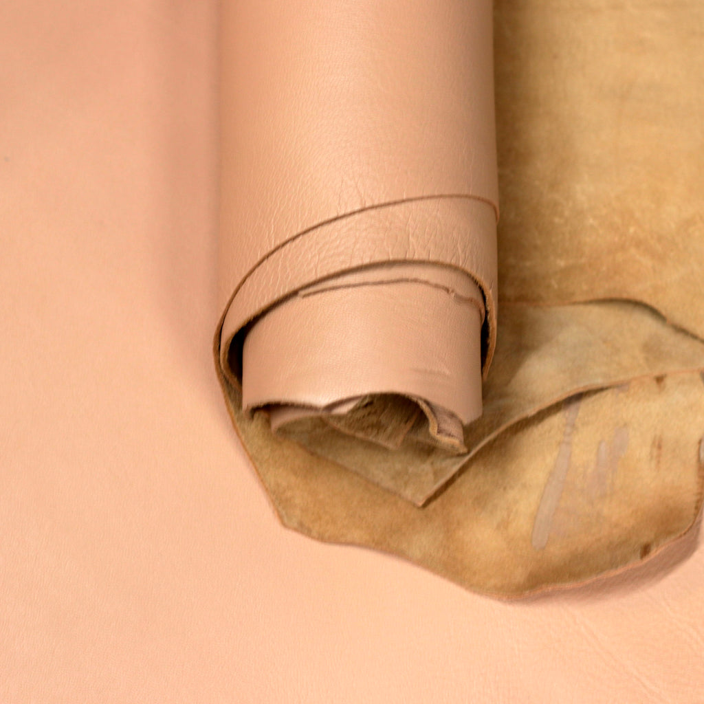 Lambskin Sweatband Leather Hides - Natural Beige