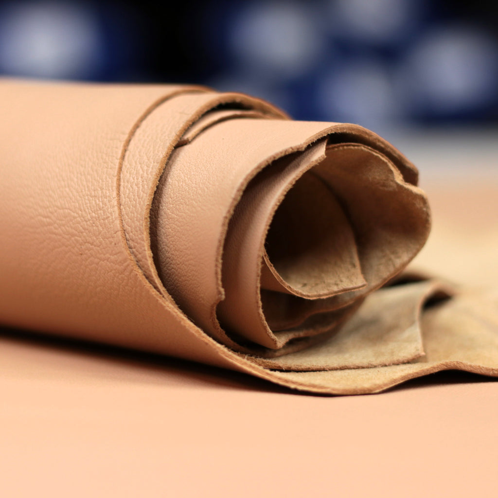 Lambskin Sweatband Leather Hides - Natural Beige