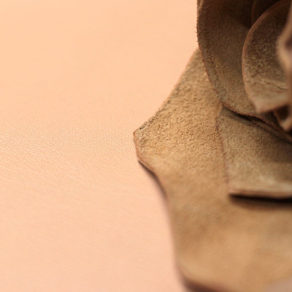 Lambskin Sweatband Leather Hides - Natural Beige