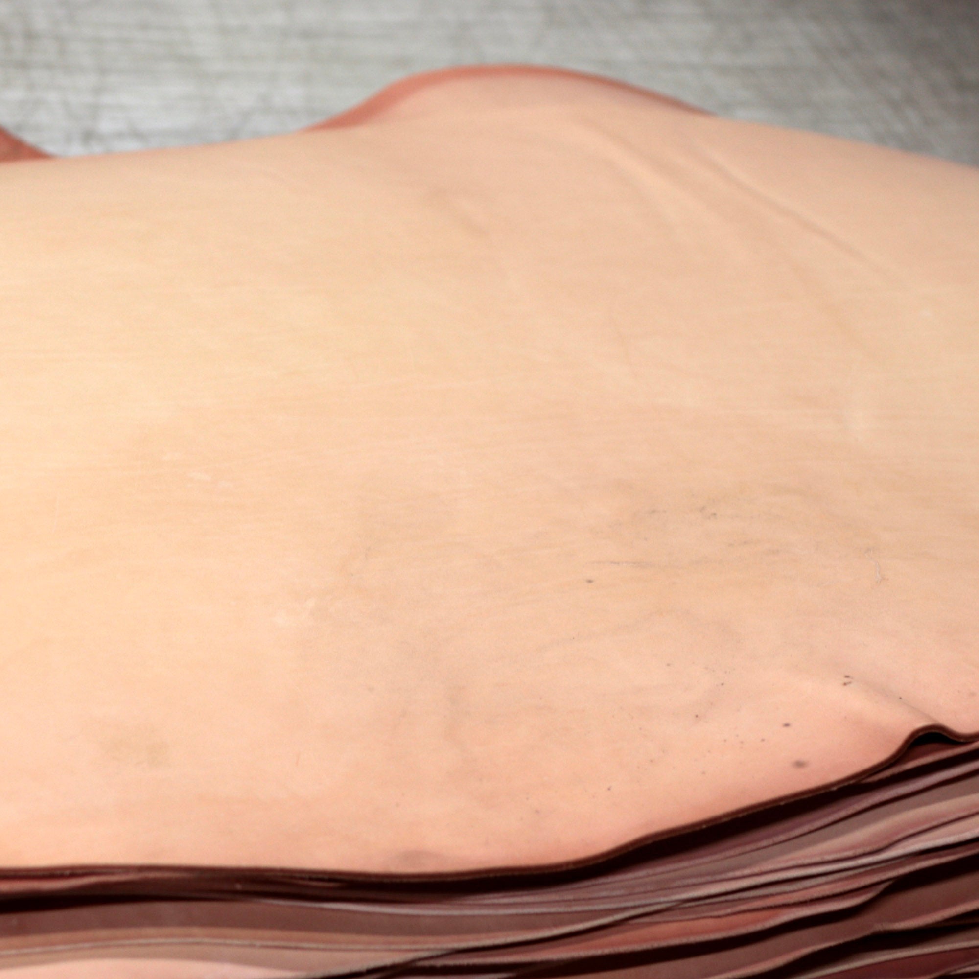 ⚡ Shock Sale ⚡ 5/6 oz. Double Shoulders Craftsman Grade Veg-Tan Natural Tooling Leather - $2.00 per Sq.Ft.