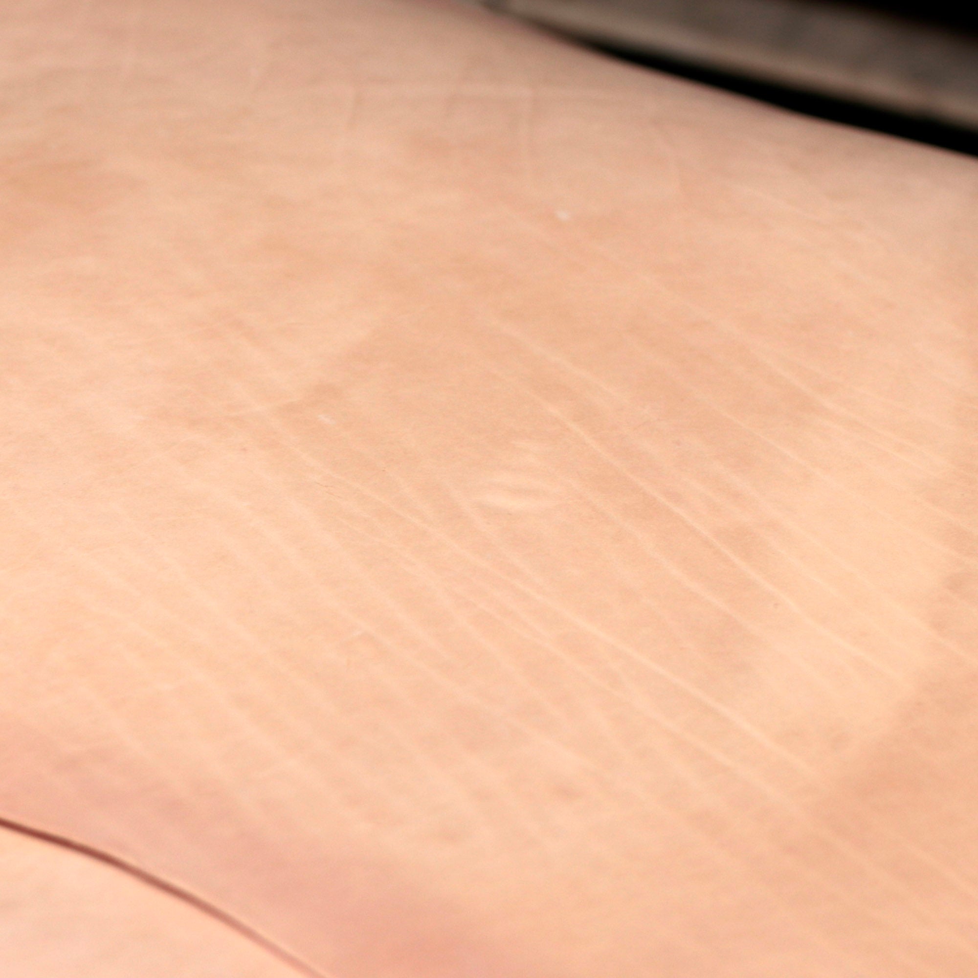 7-9 oz. Double Shoulders Craftsman Grade Veg-Tan Natural Tooling Leather - (Previously sold as Shock Sale)