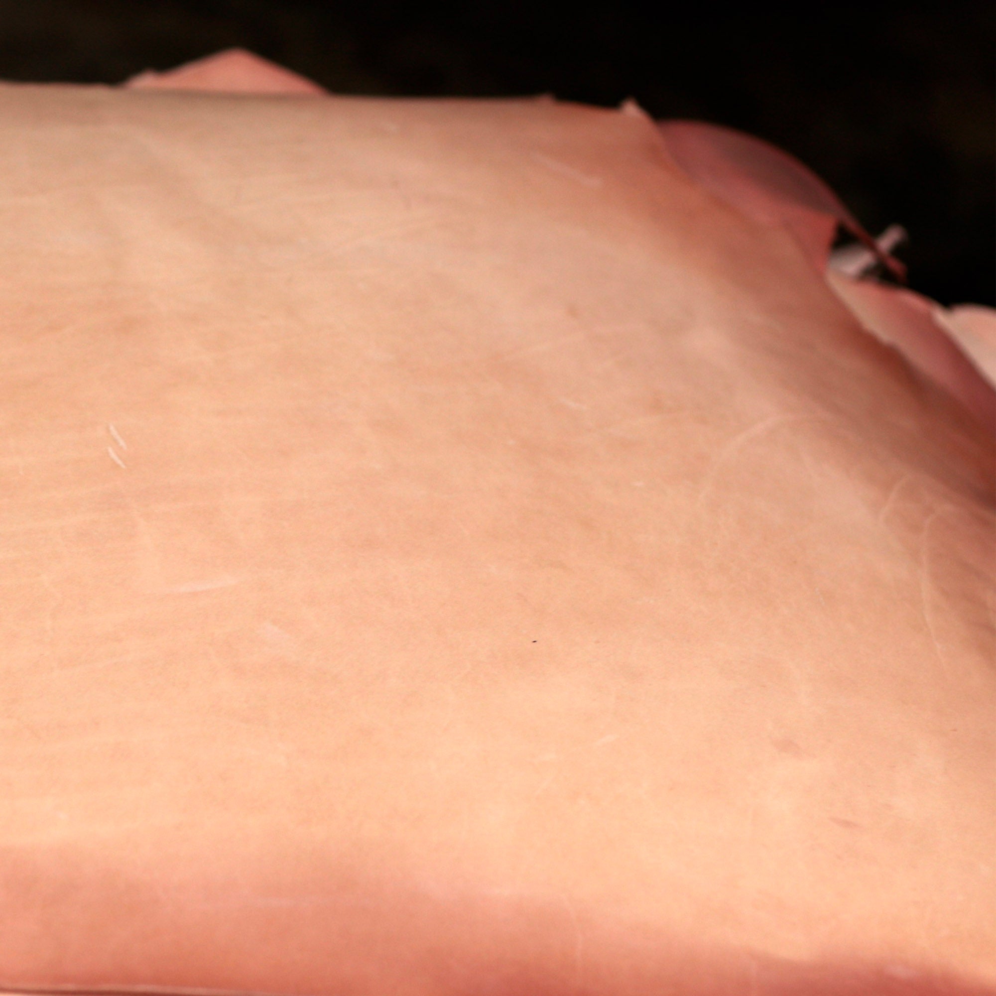 7-9 oz. Double Shoulders Craftsman Grade Veg-Tan Natural Tooling Leather - (Previously sold as Shock Sale)