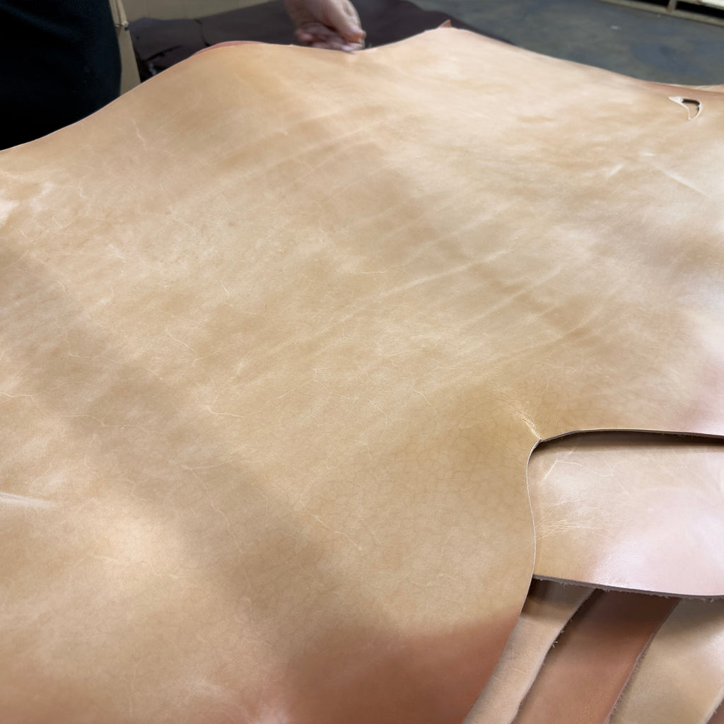 ⚡ Shock Sale ⚡ 6-8 oz. Midsole Double Shoulder, Natural - $3.00 per Sq.Ft.