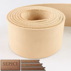 8/9oz. Natural Veg-Tan Leather Straps – Ideal for Belts, Collars & Crafts