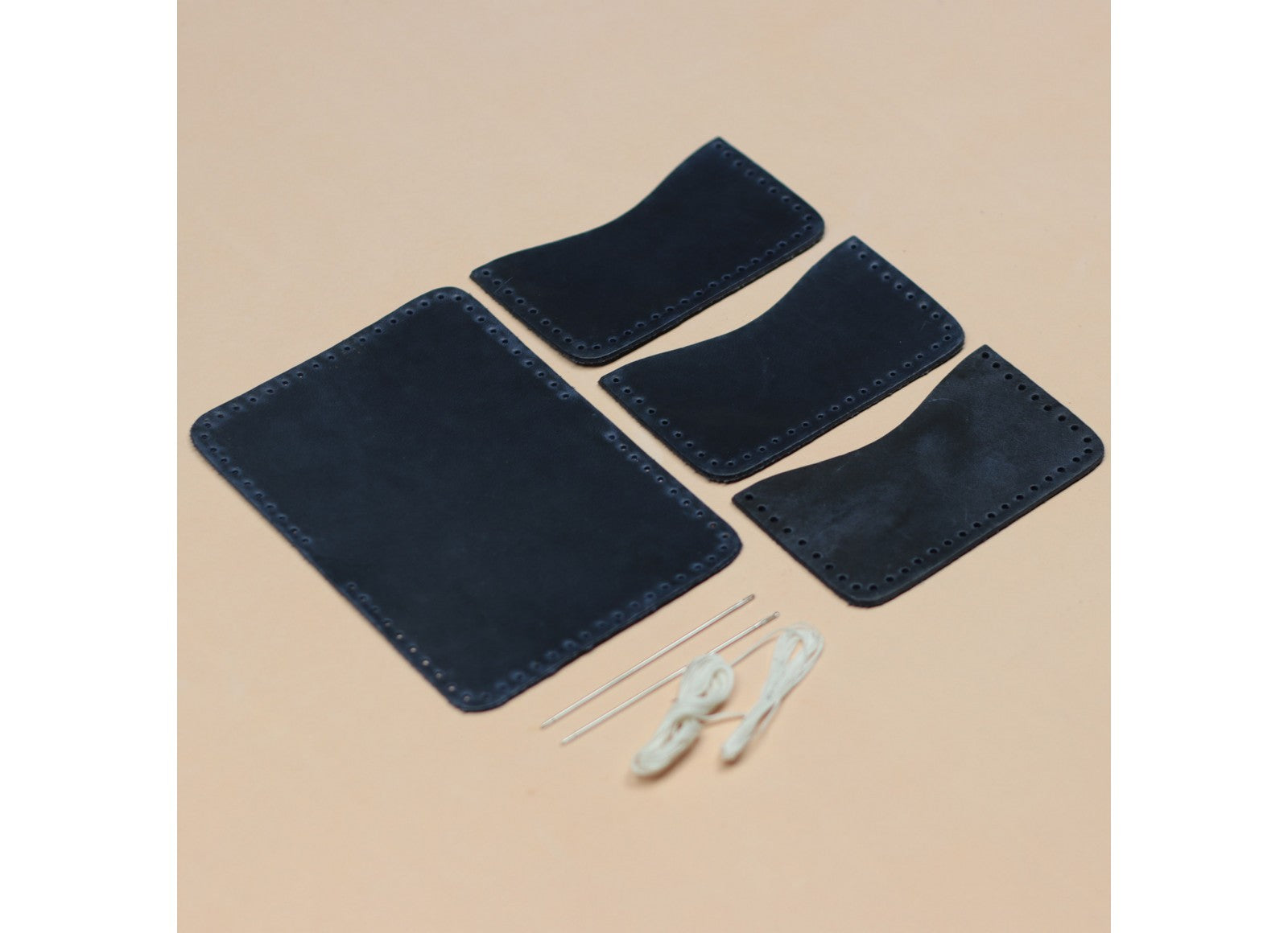 Veg-Tan Leather DIY Wallet Kit Series, Minimal Wallet (Card Holder)