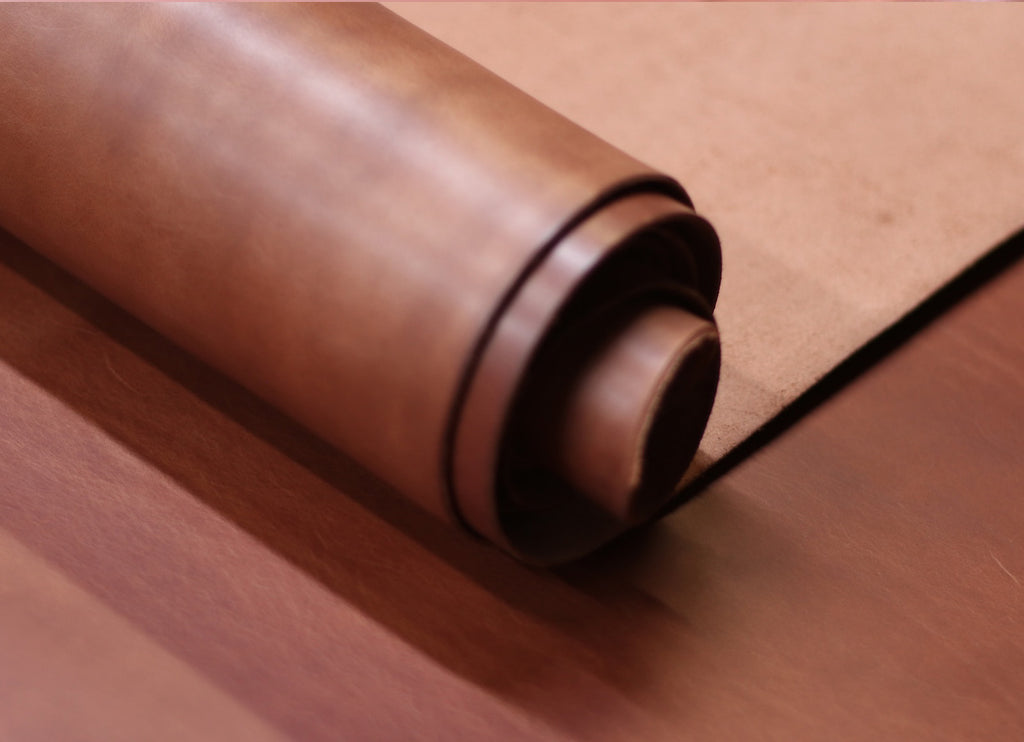 5/6oz. Newport Crazy, Chestnut Color, Vegetable-Tanned Leather by Sepici