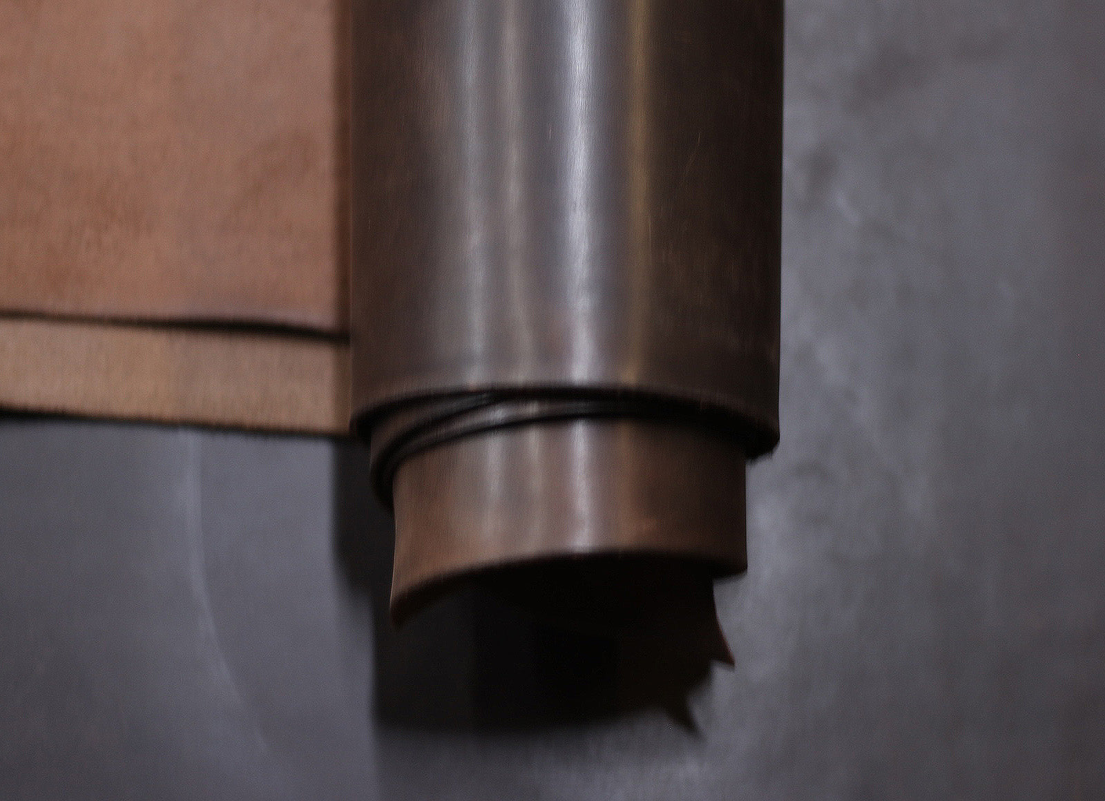 5/6oz. Newport Crazy, Dark Brown Color, Vegetable-Tanned Leather by Sepici