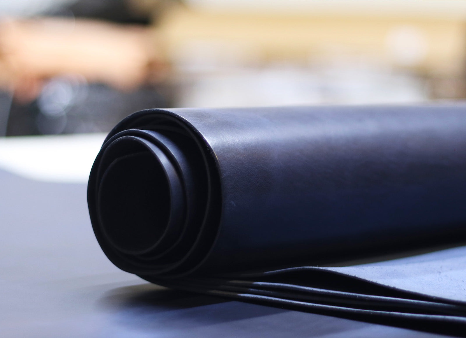 5/6oz. Newport Crazy, Navy Color, Vegetable-Tanned Leather by Sepici