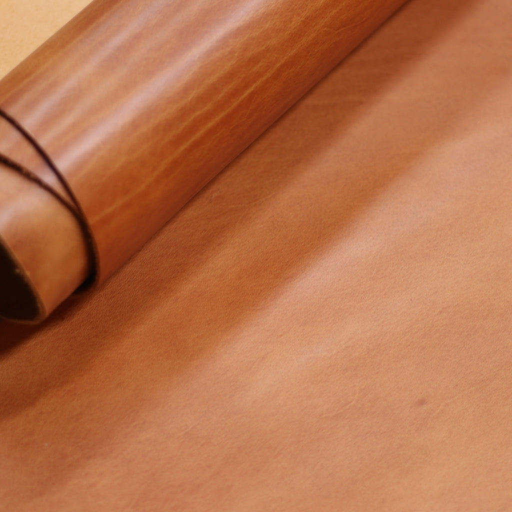 5/6oz. Spade Crazy, Tan Color, Vegetable-Tanned Leather by Sepici